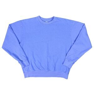 Sporty & Rich Purple Blank Crew Neck - Size Large